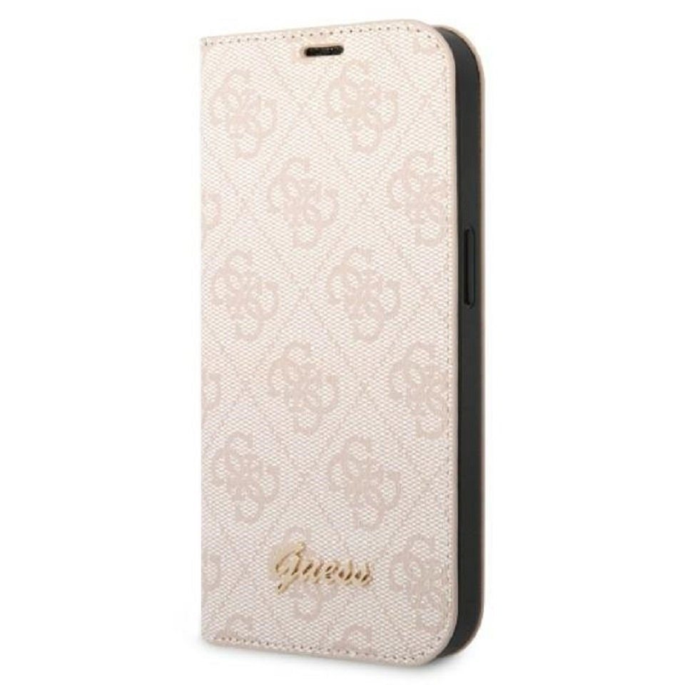 Guess Handyhülle Bookcase iPhone 14 Kunstleder rosa aufstellbar 6,1 Zoll, Kantenschutz Guess Handyhülle Bookcase iPhone 14 Kunstleder rosa aufstellbar 6,1 Zoll, Kantenschutz von Guess