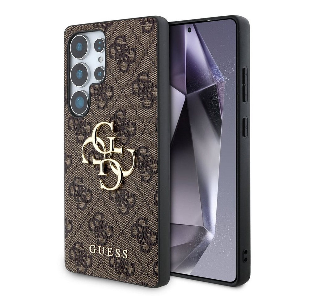 Guess Handyhülle GUESS Case Samsung Galaxy S25 Ultra Big Metal Logo Hülle Cover braun Guess Handyhülle GUESS Case Samsung Galaxy S25 Ultra Big Metal Logo Hülle Cover braun von Guess