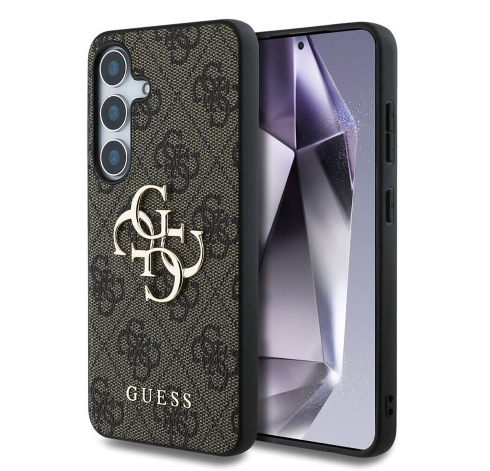 Guess Handyhülle GUESS Case f. Samsung Galaxy S25 Big Metal Logo Hülle Cover Braun Guess Handyhülle GUESS Case f. Samsung Galaxy S25 Big Metal Logo Hülle Cover Braun von Guess