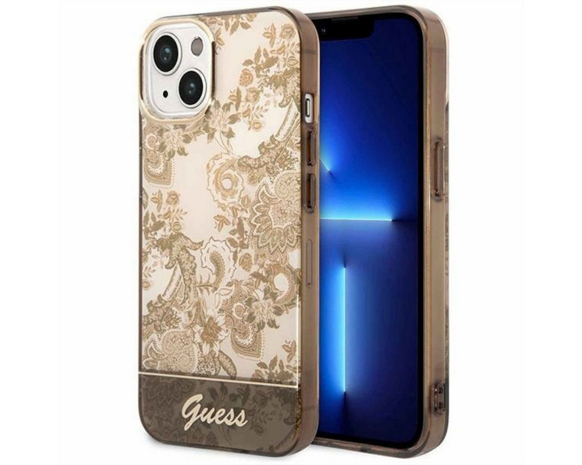 Guess Handyhülle GUESS Schutzhülle für Apple iPhone 14 Plus Cover Schutzhülle Etui Hard Case Ocker Guess Handyhülle GUESS Schutzhülle für Apple iPhone 14 Plus Cover Schutzhülle Etui Hard Case Ocker von Guess
