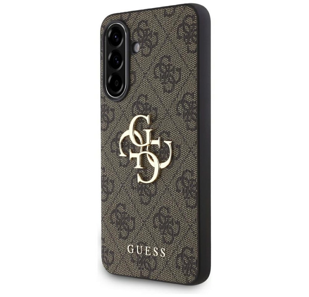 Guess Handyhülle Galaxy A56 Kunstleder braun Muster Logo goldfarbig 6,7 Zoll, Kantenschutz Guess Handyhülle Galaxy A56 Kunstleder braun Muster Logo goldfarbig 6,7 Zoll, Kantenschutz von Guess