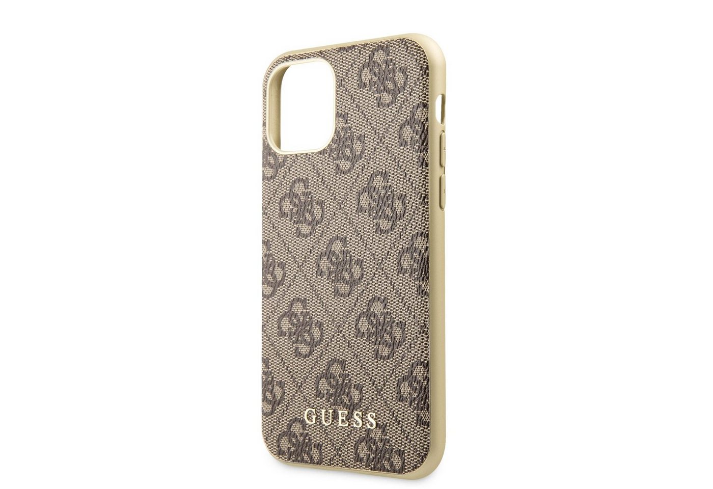 Guess Handyhülle Guess 4G Case für iPhone 11 Pro Braun Schutzhülle von Guess