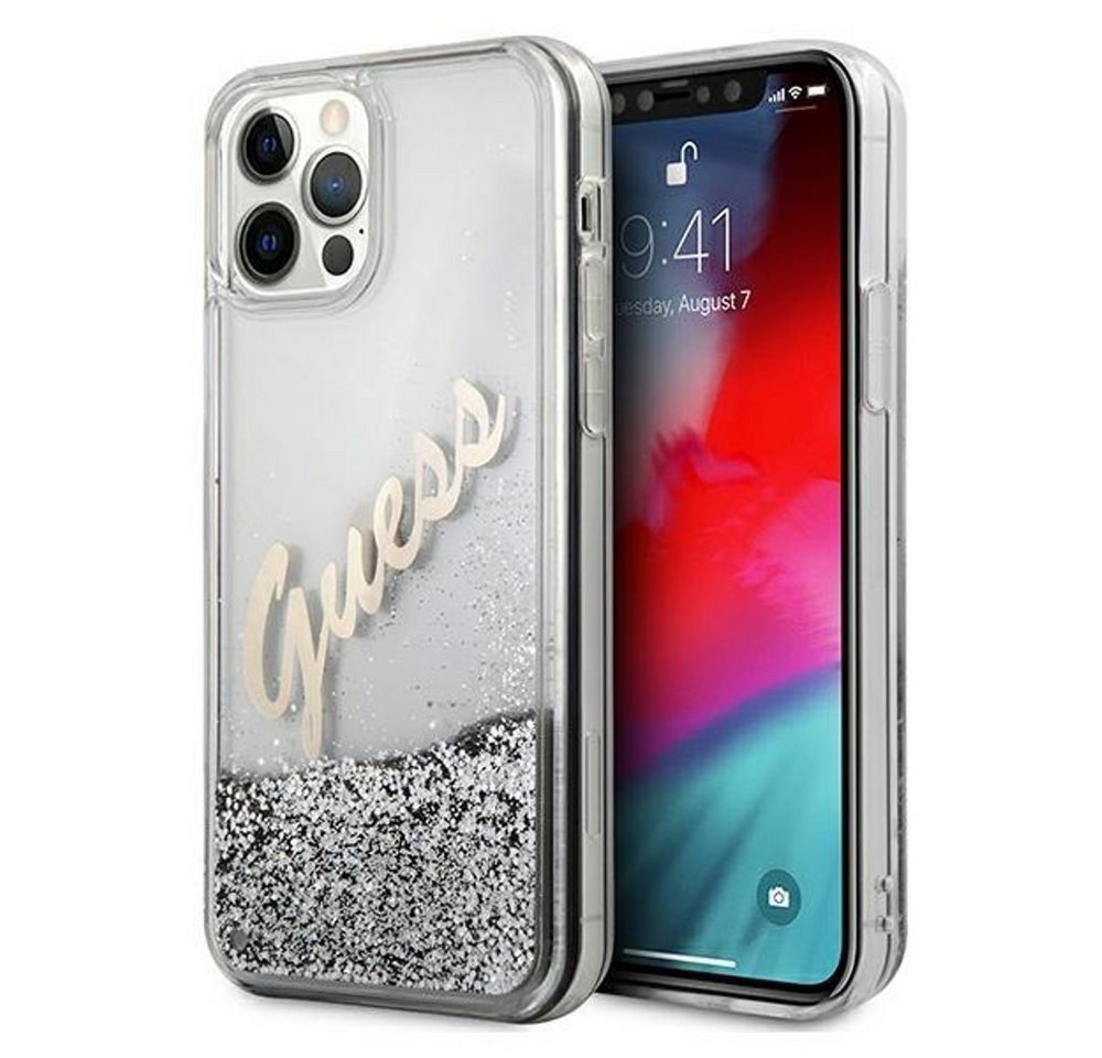 Guess Handyhülle Guess GUHCP12LGLVSSI iPhone 12 Pro Max 6.7 silber von Guess