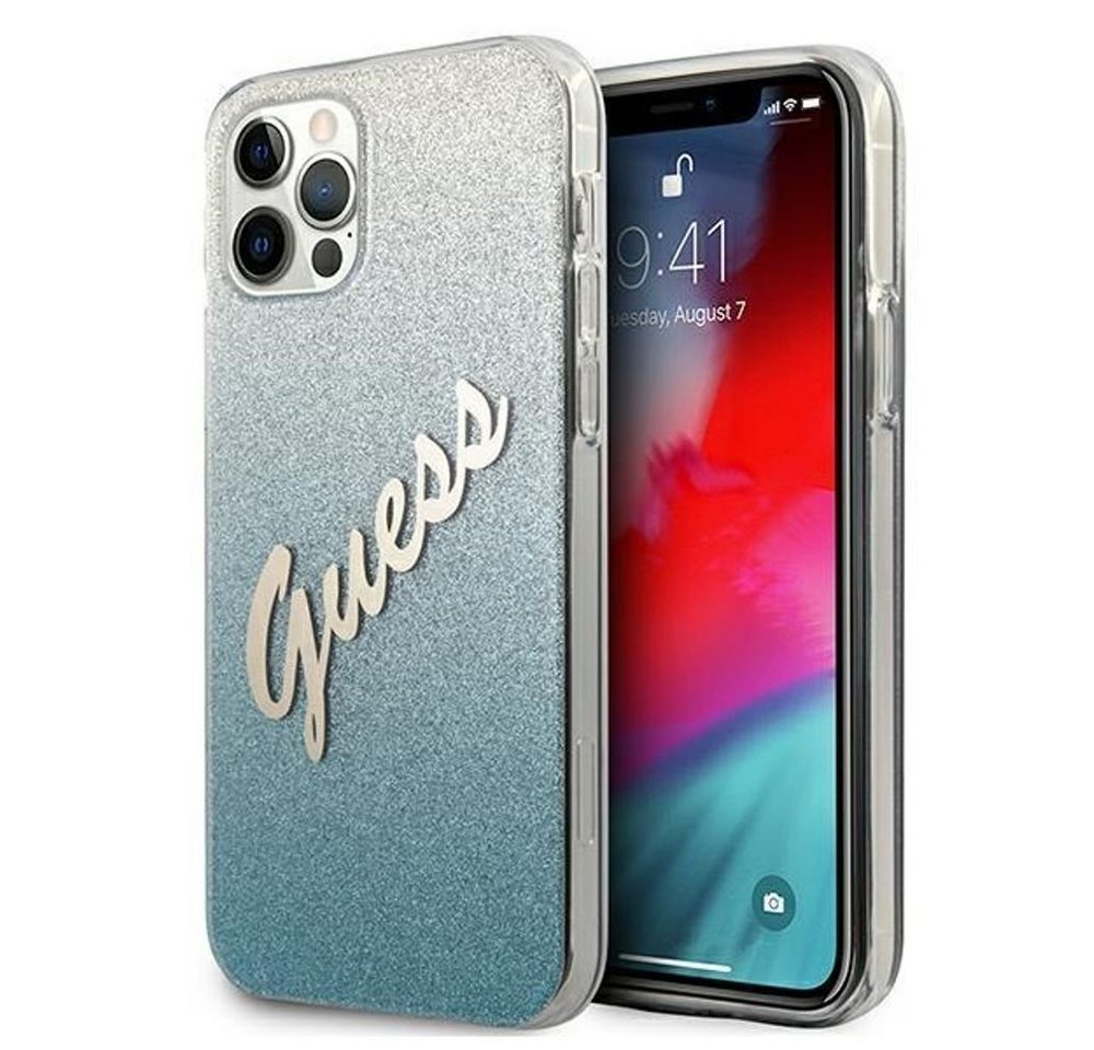 Guess Handyhülle Guess GUHCP12LPCUGLSBL iPhone 12 Pro Max 6.7 blau von Guess