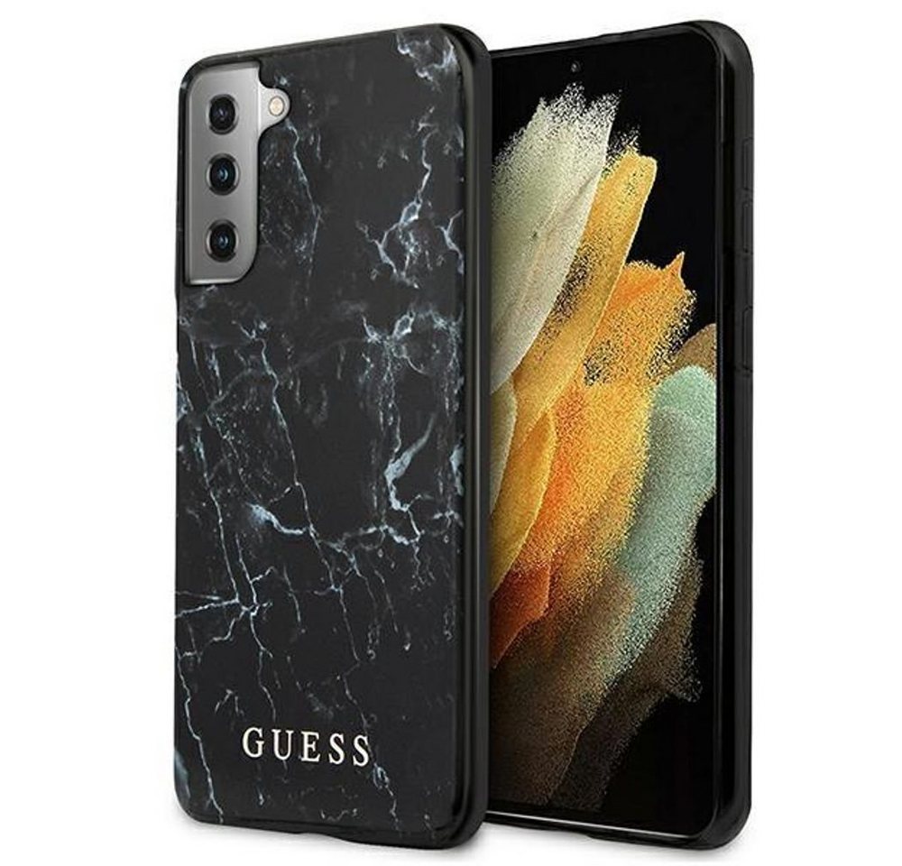 Guess Handyhülle Guess GUHCS21MPCUMABK S21 + G996 schwarz / schwarz von Guess