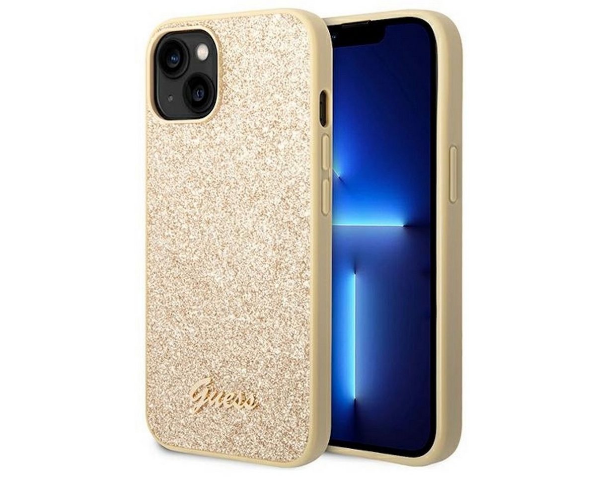 Guess Handyhülle Guess Hard Case Glitter Script Collection Apple iPhone 14 Plus Case Schutzhülle Gold Guess Handyhülle Guess Hard Case Glitter Script Collection Apple iPhone 14 Plus Case Schutzhülle Gold von Guess