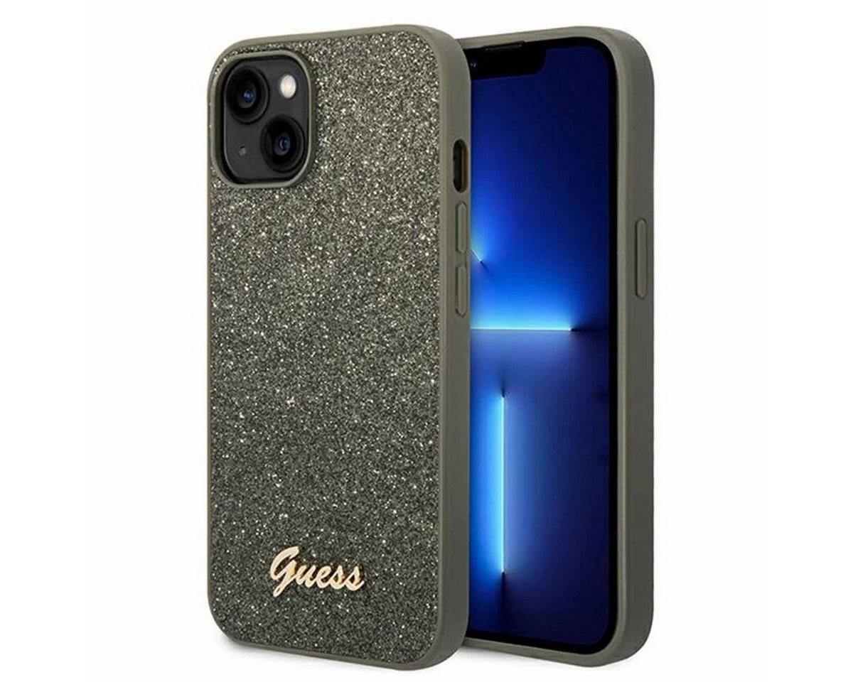 Guess Handyhülle Guess Hard Case Glitter Script Collection Apple iPhone 14 Plus Case Schutzhülle Grün Guess Handyhülle Guess Hard Case Glitter Script Collection Apple iPhone 14 Plus Case Schutzhülle Grün von Guess