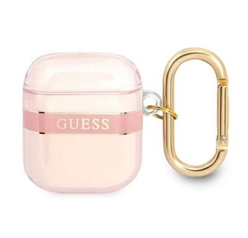 Guess Kopfhörer-Schutzhülle Guess GUA2HHTSP AirPods Cover Pink / Pink Strap Co von Guess