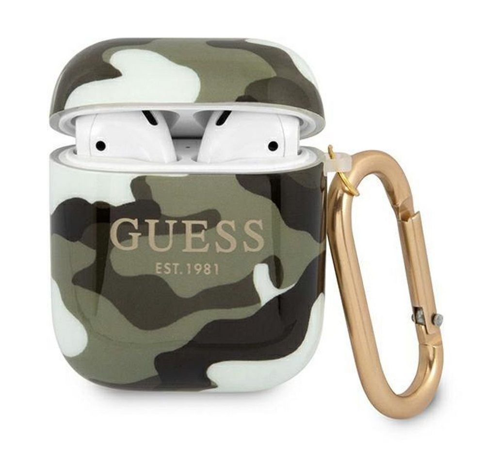 Guess Kopfhörer-Schutzhülle Guess GUA2UCAMA AirPods Hülle grün / khaki Camo Co von Guess