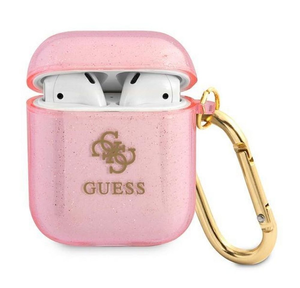 Guess Kopfhörer-Schutzhülle Guess GUA2UCG4GP AirPods Hülle pink / pink Glitter von Guess