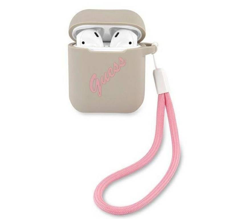 Guess Kopfhörer-Schutzhülle Guess GUACA2LSVSGP AirPods Hülle grau pink / grau von Guess