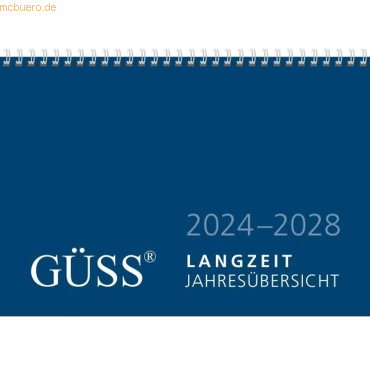 Güss Langzeitjahresübersicht A4 für 5 Jahre ab 2026 Güss Langzeitjahresübersicht A4 für 5 Jahre ab 2026 von Güss