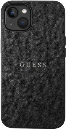 Guess PU Leather Saffiano Case für Apple iPhone 14 Max - black (GUHCP14MPSASBBK) von Guess