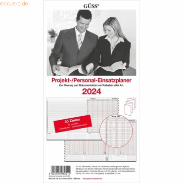 Güss Personal- und Projektplaner für 30 Mitarbeiter/Projekte Kalendari Güss Personal- und Projektplaner für 30 Mitarbeiter/Projekte Kalendari von Güss