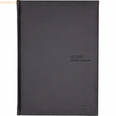 Güss Planungsbuch A4 1 Tag/2 Seiten schwarz 2024 von Güss