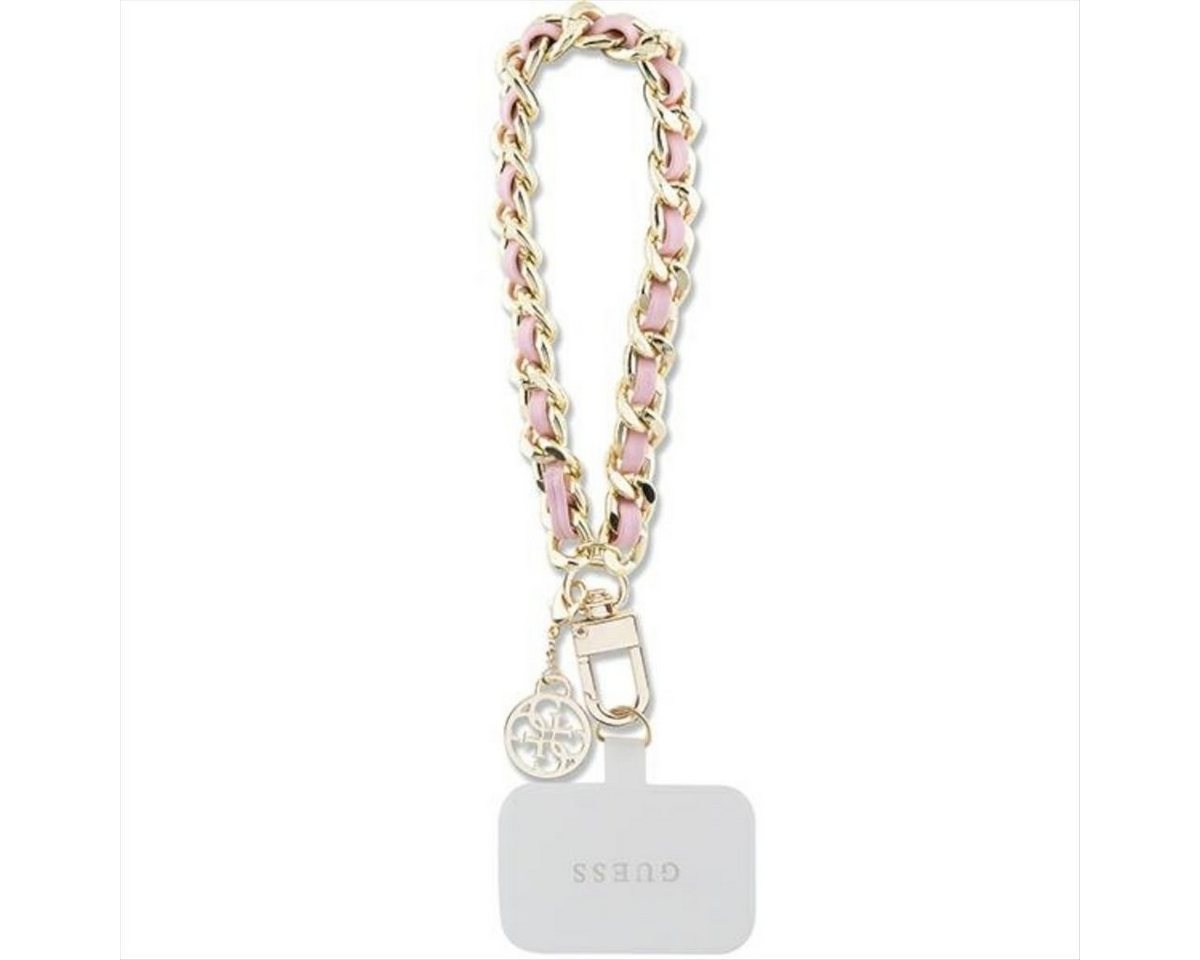 Guess Smartphone-Hülle Guess Saffiano Chain Kette Universell Umhängekette 4G Charm Pink Guess Smartphone-Hülle Guess Saffiano Chain Kette Universell Umhängekette 4G Charm Pink von Guess