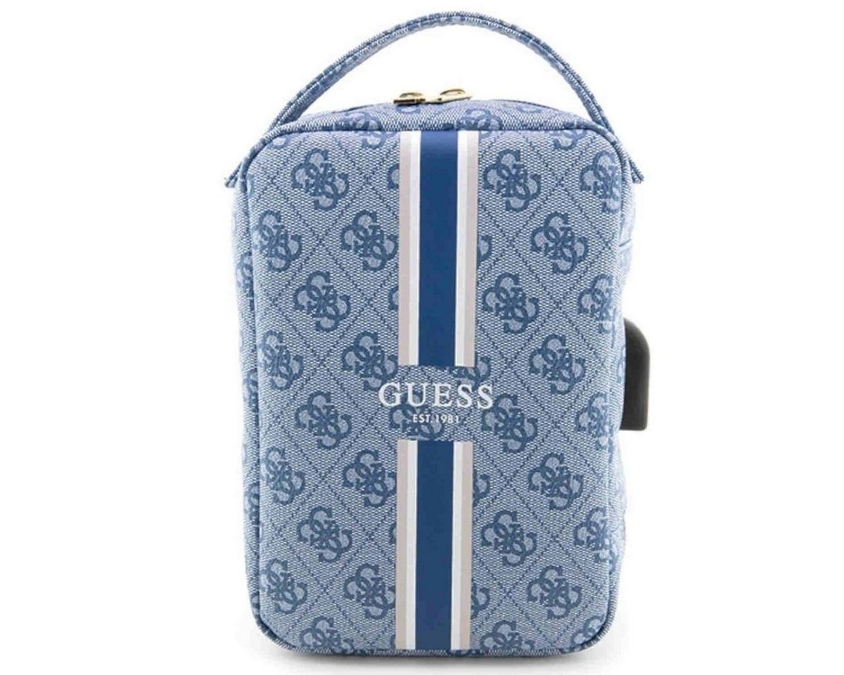 Guess Tablet-Hülle Guess Universell Tablet Tasche Umhängetasche 4G Printed Stripes Blau von Guess