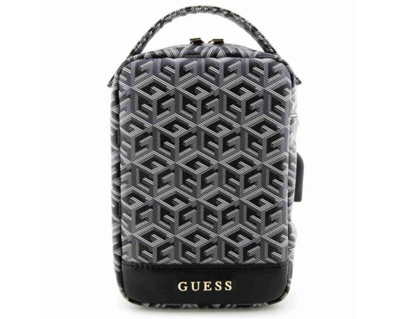 Guess Tablet-Hülle Guess Universelle Tasche Tragetasche Umhängetasche GCube Stripe Black von Guess