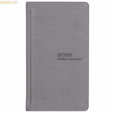 Güss Taschenkalender 8,7x15,3cm 1 Woche / 2 Seiten grau 2026 Güss Taschenkalender 8,7x15,3cm 1 Woche / 2 Seiten grau 2026 von Güss