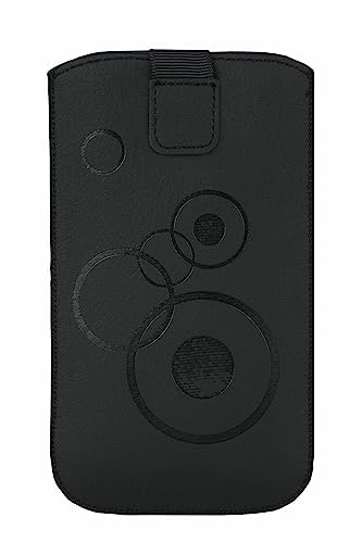 Handy Tasche Schutz Hülle Slim Case Cover Etui Gürteltasche schwarz für Panasonic KX-TU155 von Gütersloher Shopkeeper