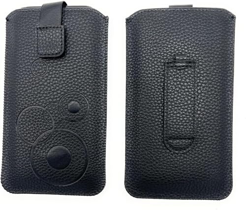 Handy Tasche schwarz für Nokia 230 Dual SIM/Nokia 105 (2023) - Schutz Hülle Gürtel Etui Case Gürteltasche von Gütersloher Shopkeeper