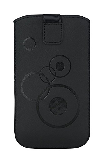 Handytasche schwarz geeignet für Bea-Fon C70 - Handy Tasche Schutz Hülle Slim Case Gürteltasche Etui mit Klettverschluss von Gütersloher Shopkeeper