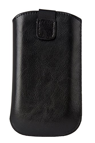 Premium Handy Tasche Schutz Hülle Slim Case Cover Etui Gürteltasche schwarz für Panasonic KX-TU155 von Gütersloher Shopkeeper