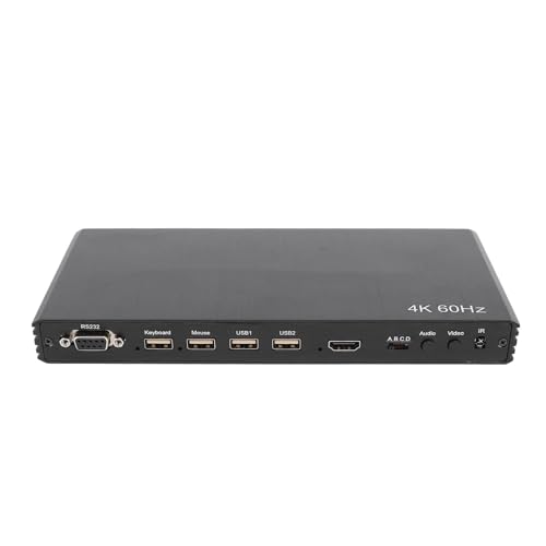 4k HDMI Multiviewer Switch 4x1, Nahtloser HDMI Multi Viewer Switch 4 in 1 Ausgang mit IR-Fernbedienung, 8 Anzeigemodi, 4k 60 Hz für Überwachungskameras, HDTV, PC, Projektoren 4k HDMI Multiviewer Switch 4x1, Nahtloser HDMI Multi Viewer Switch 4 in 1 Ausgang mit IR-Fernbedienung, 8 Anzeigemodi, 4k 60 Hz für Überwachungskameras, HDTV, PC, Projektoren von Gugxiom