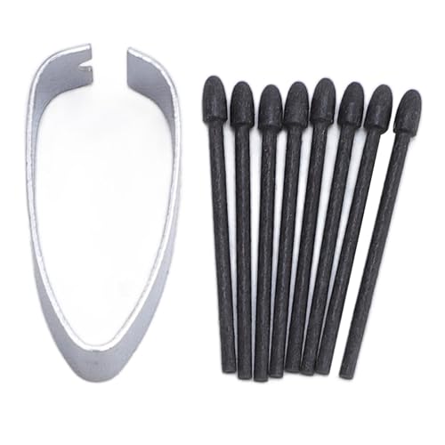 8pcs Stylus -Stift -Tipps, 1,05 Mm Hard Filz Nibs Stylus Ersatztipps mit Pinzetten für Reibungslose Schreiben und Zeichnungsanwendungen 8pcs Stylus -Stift -Tipps, 1,05 Mm Hard Filz Nibs Stylus Ersatztipps mit Pinzetten für Reibungslose Schreiben und Zeichnungsanwendungen von Gugxiom