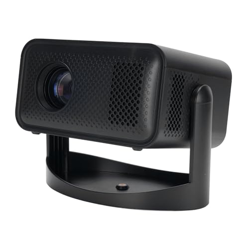 Bluetooth -Projektor, Tragbarer -Projektor mit 2,4G 5G WLAN, Projektor mit WLAN und Bluetooth mit 1 GB Cache, 8 GB Speicher für Filme und Spiele (EU-Stecker) von Gugxiom