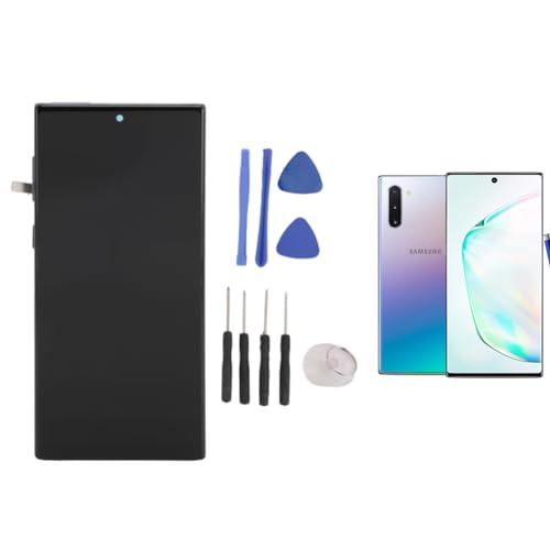 Display für Galaxy Note 10, TFT-Bildschirm Ersatz-Kit für Note 10, 5G Display Screen Touch Digiti Zer Montage-Tool-Kit mit Rahmen Display für Galaxy Note 10, TFT-Bildschirm Ersatz-Kit für Note 10, 5G Display Screen Touch Digiti Zer Montage-Tool-Kit mit Rahmen von Gugxiom