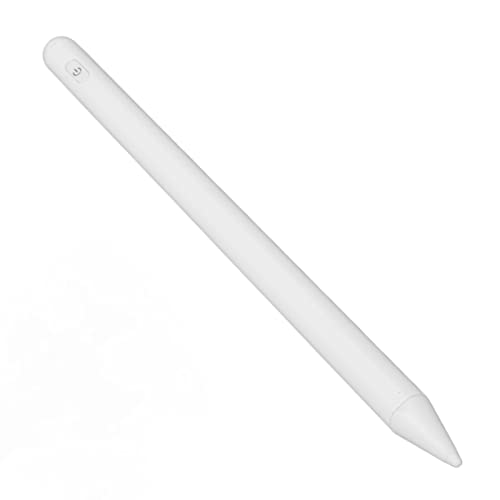 Gugxiom Eingabestift, Aktiver Eingabestift, Kompatibel mit IOS-Tablet 2018–2020, Air, Pro, Wiederaufladbarer Eingabestift mit Spitze, 110 MAh Eingabestift (White) von Gugxiom