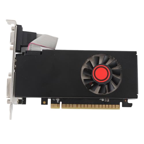Gaming -Grafikkarte, 4 GB DDR5 -GPU mit 128 -Bit -PCI Express 2.0 16x, DVI VGA HD Multimedia -Schnittstelle für Gaming und Allgemeines Computing von Gugxiom