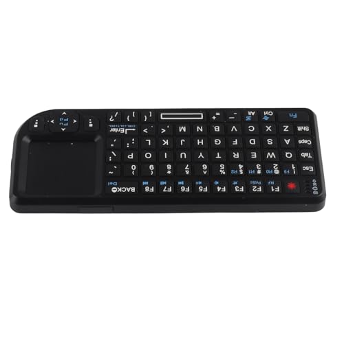 Gugxiom Bluetooth -Tastatur, 2,4 G USB -Taschen - -Tastatur mit Touchpad und Laserzeiger 69 Tasten für 2000 XP Vista 7 OS 10.x von Gugxiom