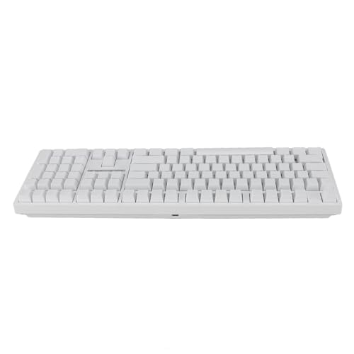 Gugxiom Mechanische Tastatur mit 108 Tasten, Kabelgebundene/kabellose RGB-Gaming-Tastatur für Android HarmonyOS, 2,4 G & Bluetooth & Typ-C-Verbindungsmodi von Gugxiom