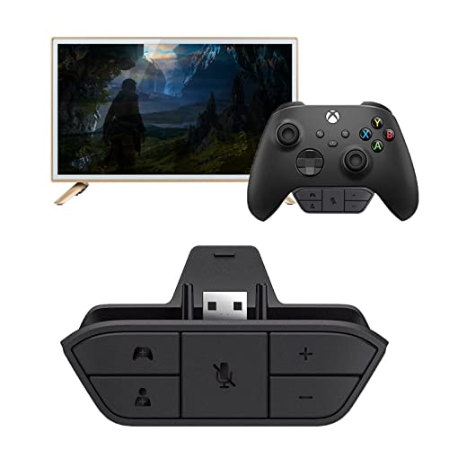 Gugxiom Stereo-Headset-Adapter für Xbox One, für Xbox-Headset-Adapter, für Xbox One-Headset-Adapter, Anpassung der Audiobalance, Kopfhörer-Adapter für Xbox One-Controller für Game Sound Voice Chat Gugxiom Stereo-Headset-Adapter für Xbox One, für Xbox-Headset-Adapter, für Xbox One-Headset-Adapter, Anpassung der Audiobalance, Kopfhörer-Adapter für Xbox One-Controller für Game Sound Voice Chat von Gugxiom