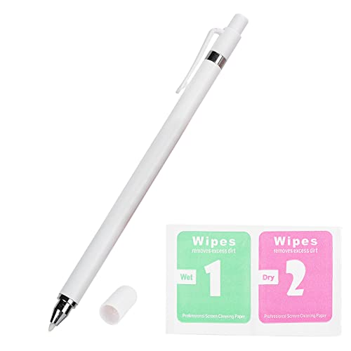 Gugxiom Universeller, Nicht Wiederaufladbarer Stylus-Stift. Präzise Bildschirmberührung, Tablet-Handy, Reibungsloses Schreiben (Weiss) von Gugxiom