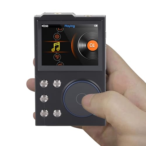 MP3 -Player Bluetooth 5.3 Hi Res Music Player FLAC Digital DSD Lusslose Audio -Player, Tragbarer DAP -Player, 16 GB + Erweiterbarer Speicher, Lustless Music Player von Gugxiom