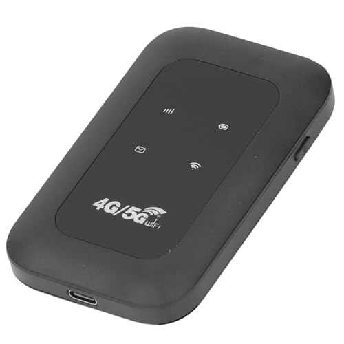 Mobile Wi-Fi-Hotspots, Tragbarer Reise-Router Unterstützt 10 Benutzer Gleichzeitig, 2100-mAh-Akku, Taschen-Wi-Fi-Gerät für Sicheres Internet zu Hause oder überall von Gugxiom