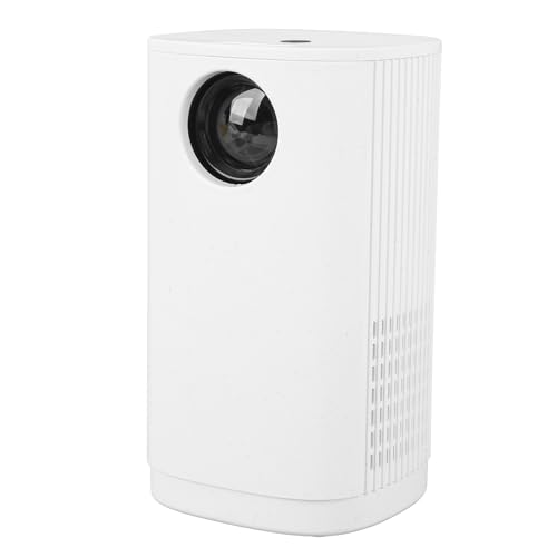 Projektor, 1080p Outdoor Smart Projector, Tragbarer Filmprojektor mit Zoom, Immersive Stereo -Sound, Heimkino -Projektor für Telefon/TV -Stick/PC (EU-Stecker) von Gugxiom