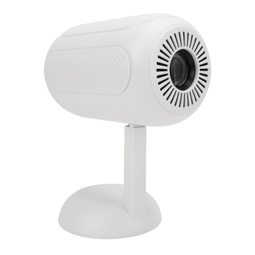 Projektor mit WiFi 6 und Bluetooth 5.3, 4K 1080P Filmprojektor mit 6 W Dual-Lautsprecher, Automatische Bildschirmanpassung, Smart Home WiFi-Projektor für Android mit (EU) von Gugxiom