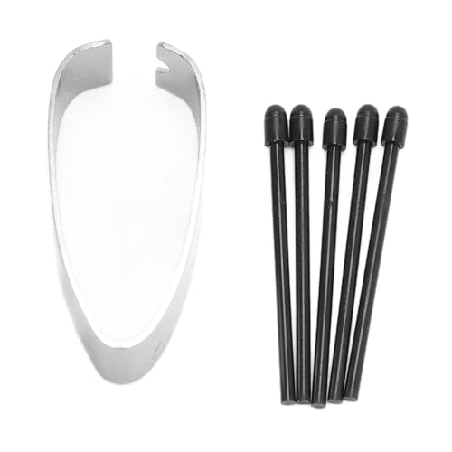 Stylus Pen Tipps Ersatz, 5pcs 1,05 Mm Hardnibs mit Pinzetten, Universelle Touchscreen -Stift -Tipps mit ABS -Material Zum Schreiben und Zeichnen von Gugxiom