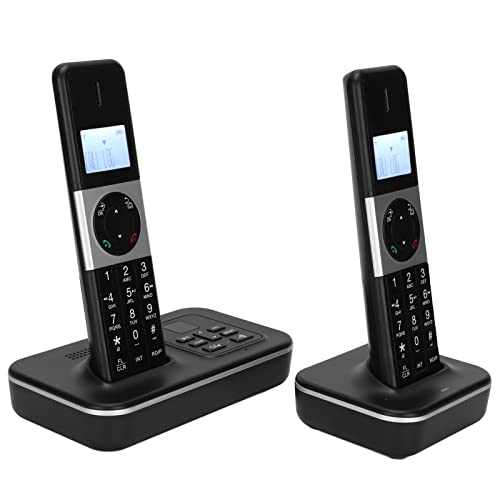 TAMD Handliches Telefon für Unternehmen, Büro, Zuhause, Digitales Schnurloses Nachrichtentelefon mit Aufzeichnung, 100–240 V, mit 1,6-Zoll-Bildschirm, Ruhemodus, von Gugxiom
