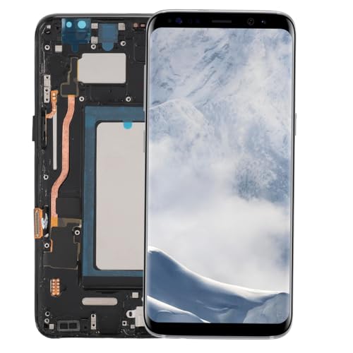 TFT-Bildschirm-Ersatz für Galaxy S8, LCD-Digitizer-Bildschirm-Touch-Baugruppe, TFT-Display für Samsung Galaxy S8 G950 G950A G950F G950P G950R4 T U V W, 5,8 Zoll von Gugxiom