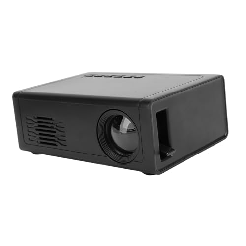 Tragbarer Projektor, 200 Lm, 1080p-Auflösung, Seitenverhältnis 4:3, 60 Zoll Projektionsabstand, Integrierter Lautsprecher, USB, HD-Multimedia-Schnittstelle für Smartphone, von Gugxiom