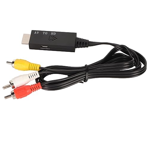 auf-HDMI-Stecker-Adapter, 1080P HD HDMI-auf-Kabel, HDMI-Stecker auf 3 -Video-Audio-AV-Kabel-Anschluss-Adapter-Sender für TV HDTV DVD auf-HDMI-Stecker-Adapter, 1080P HD HDMI-auf-Kabel, HDMI-Stecker auf 3 -Video-Audio-AV-Kabel-Anschluss-Adapter-Sender für TV HDTV DVD von Gugxiom