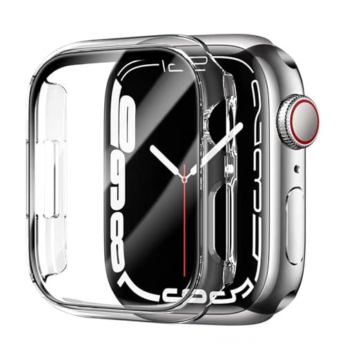 GuiGui DaMoWang Kompatibel mit Apple Smart Watch Series 10 hülle (2024),transparente TPU case,Weiches Silikon Schutzhülle (42mm) von GuiGui DaMoWang