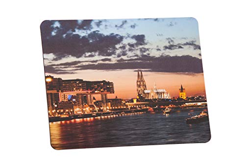 Guido Jakobs Mauspad Kölner Dom und Kranhäuser (Mousepad Rhein und Altstadt von Köln) 20105 von Guido Jakobs