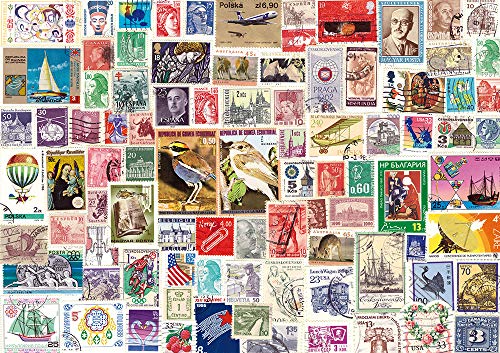 Postkarten Set Briefmarken II - 10 identische Karten (Briefmarke auf Postkarte - Postkartenset Ansichtskarte) 18127 von Guido Jakobs