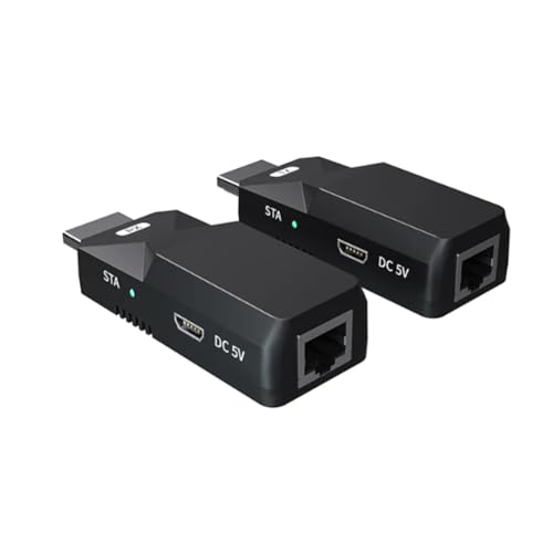 Guihydur -Kompatibles 165 Fuß Audio-Video 1080P über Cat5 Cat6 Ethernet-Kabel Überträgt Verlustfreies Signal Fernadapter-Ersatzzubehör von Guihydur